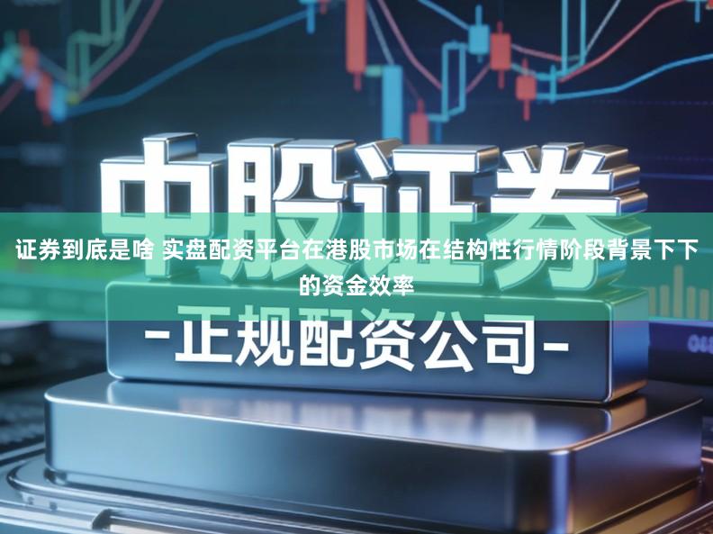 证券到底是啥 实盘配资平台在港股市场在结构性行情阶段背景下下的资金效率