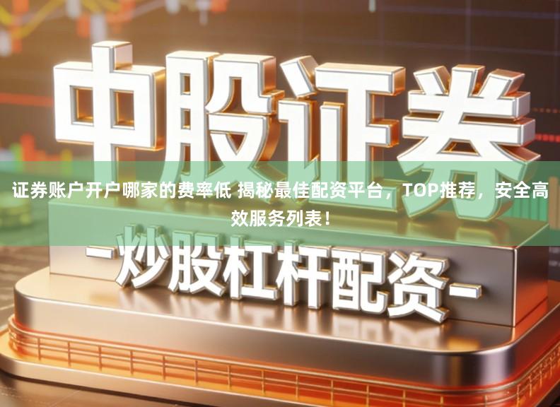 证券账户开户哪家的费率低 揭秘最佳配资平台，TOP推荐，安全高效服务列表！
