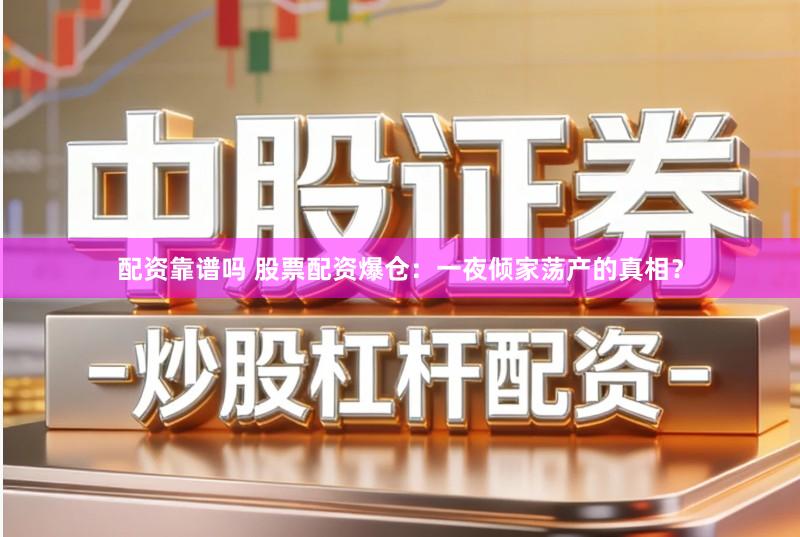 配资靠谱吗 股票配资爆仓：一夜倾家荡产的真相？