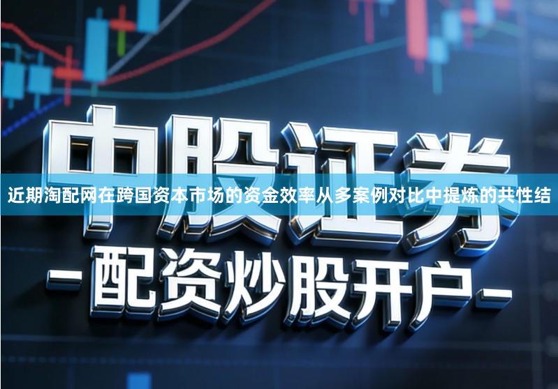 近期淘配网在跨国资本市场的资金效率从多案例对比中提炼的共性结